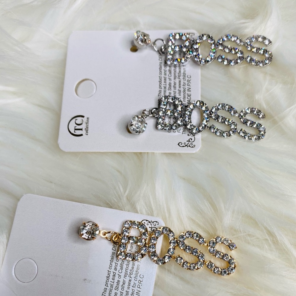💎Boss💎drop earrings😝